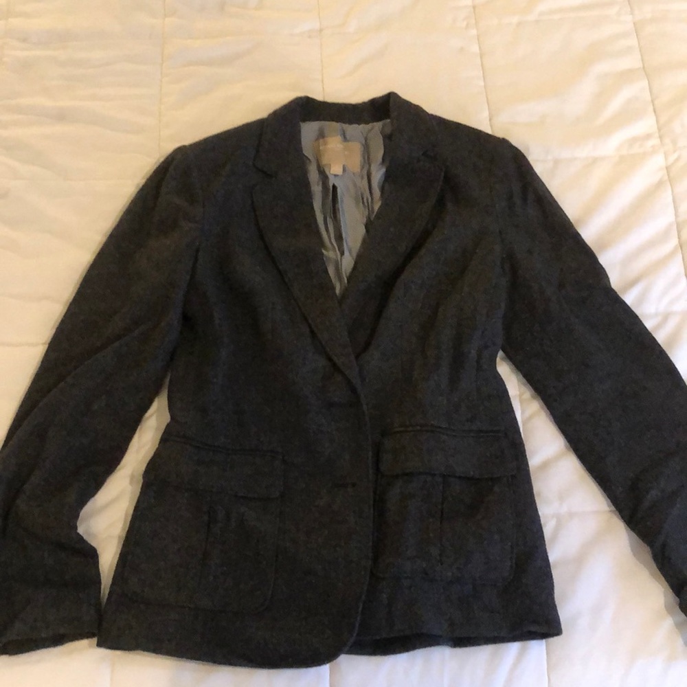 Banana Republic blazer. Wool with equestrian styling. Size 4.